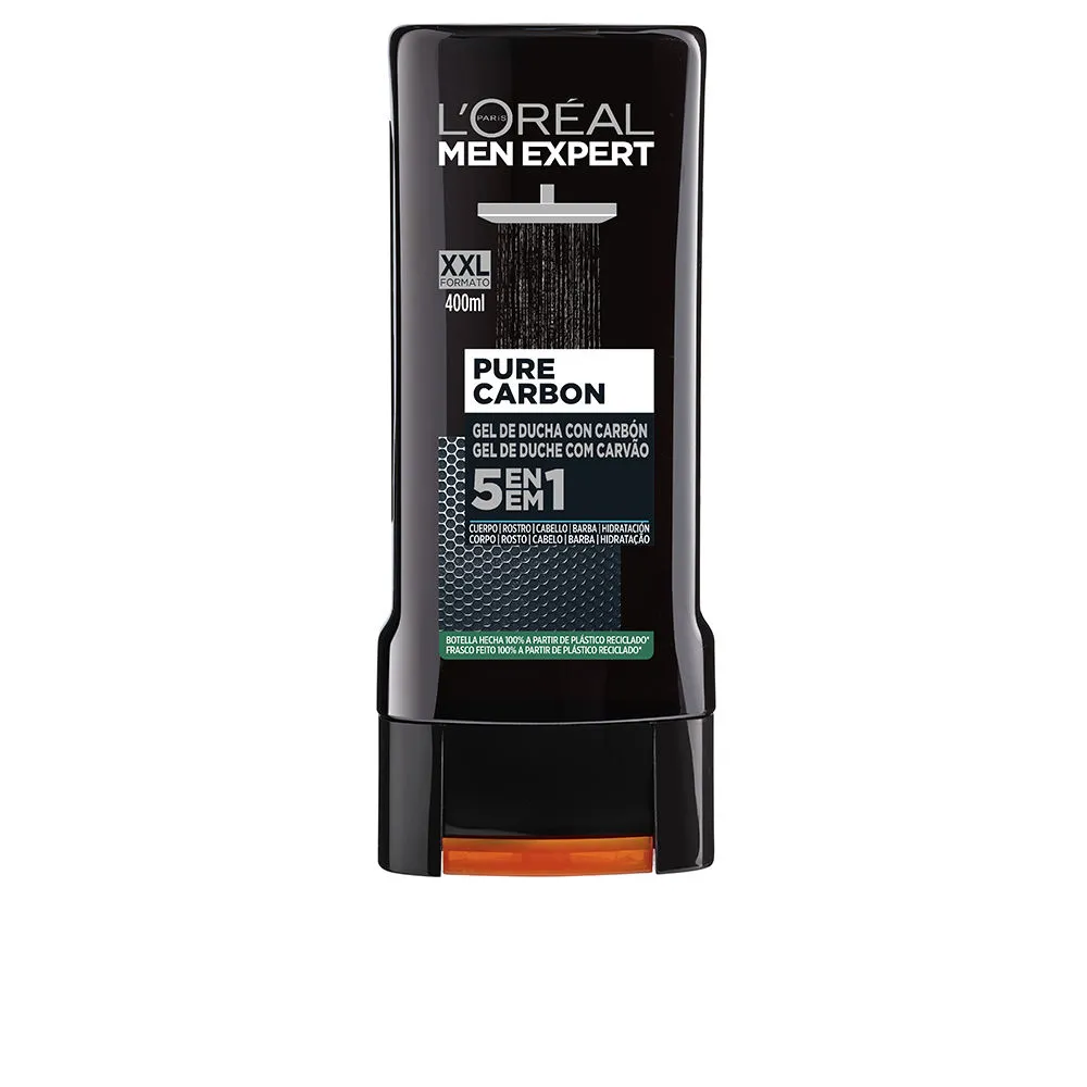 MEN EXPERT Pure Carbon 5-в-1 гель для душа с углем для очищения, увлажнения и защиты кожи 