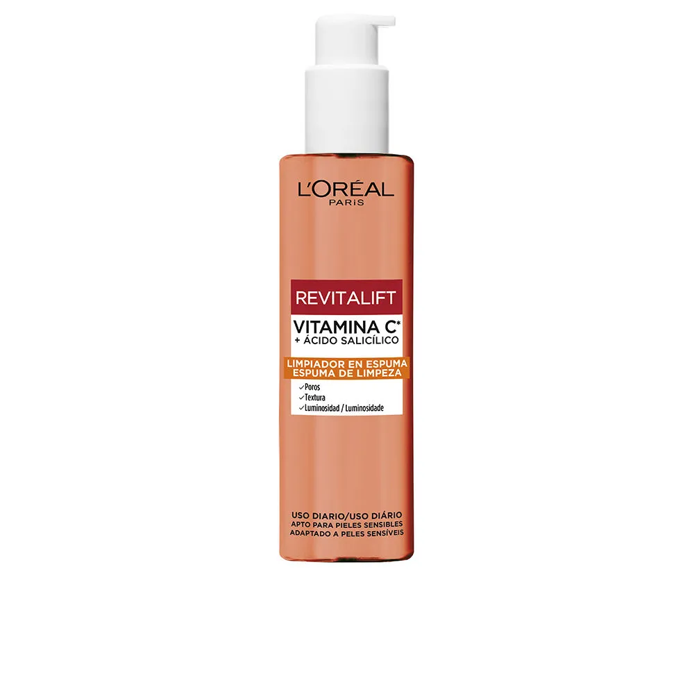 Очищающая пенка с салициловой кислотой Revitalift vitamin C + salicylic acid