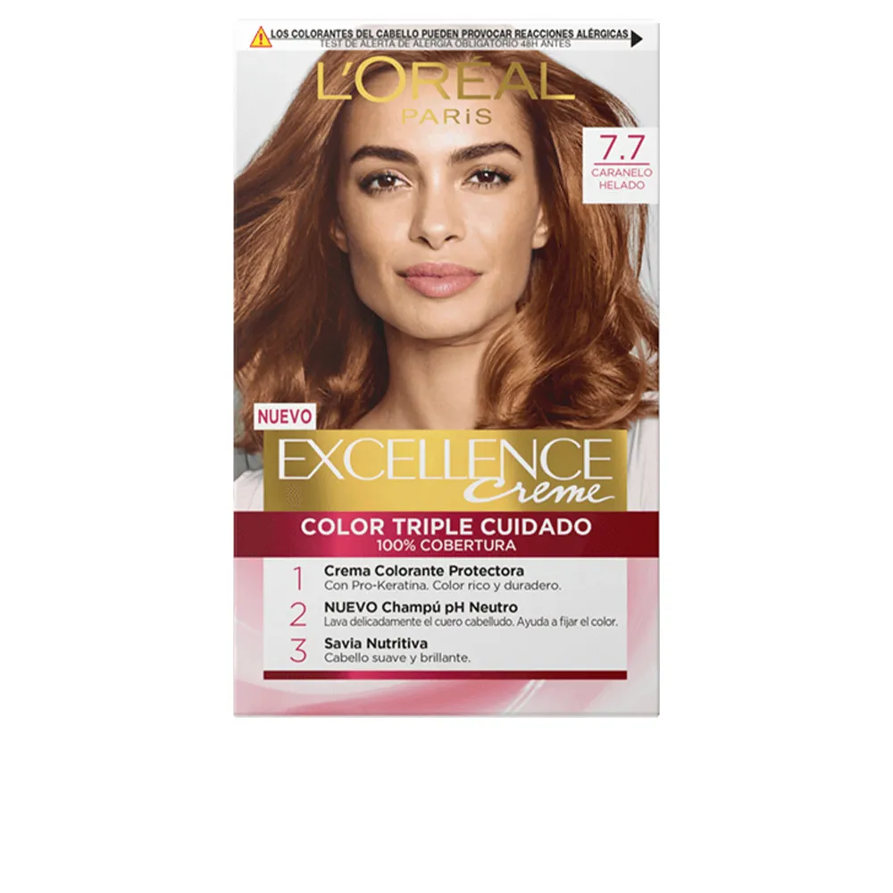 EXCELLENCE крем краска для волос #7.7 Iced Caramel 