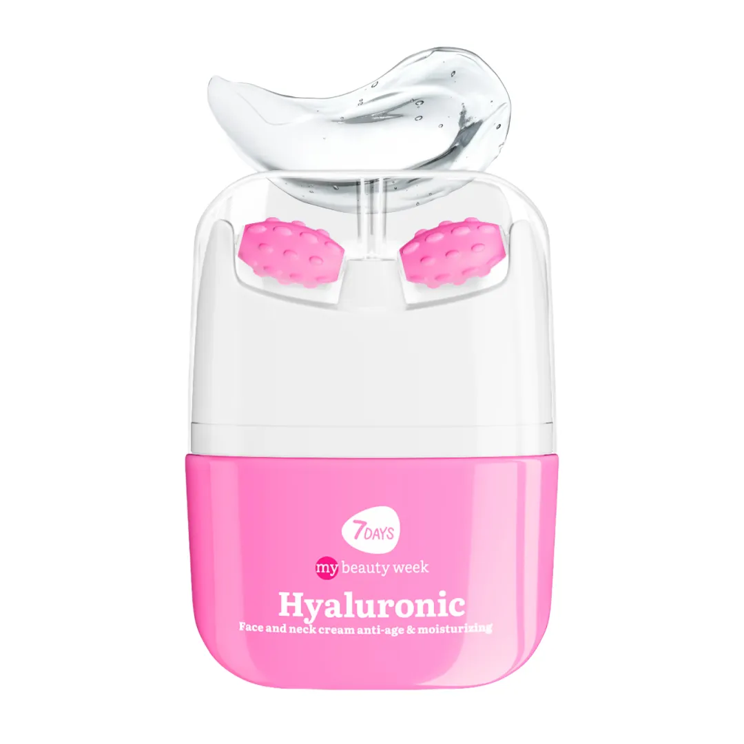 Крем для лица, массажер для лица 2в1 Hyaluronic 40 мл