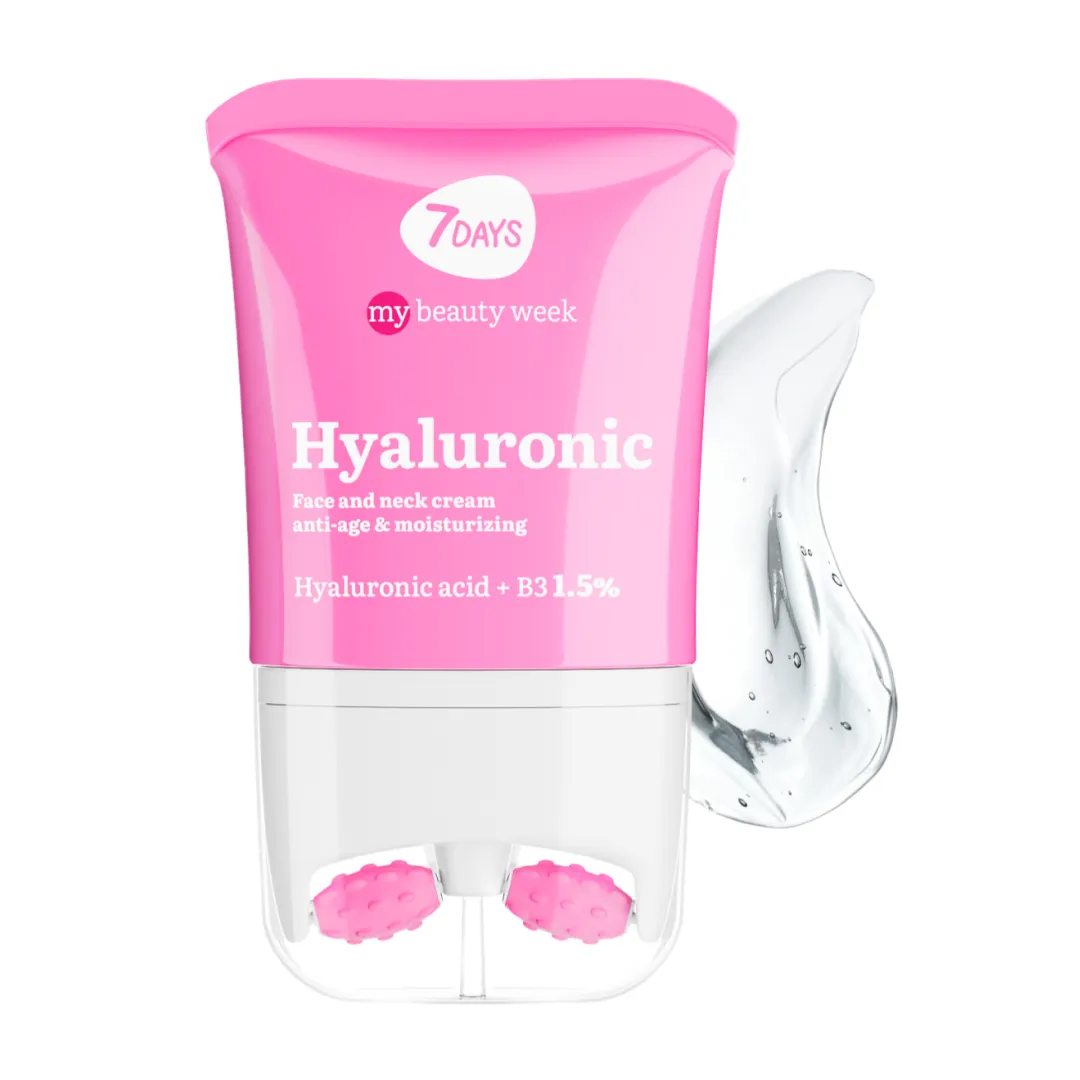 Крем для лица, массажер для лица 2в1 Hyaluronic 80 мл