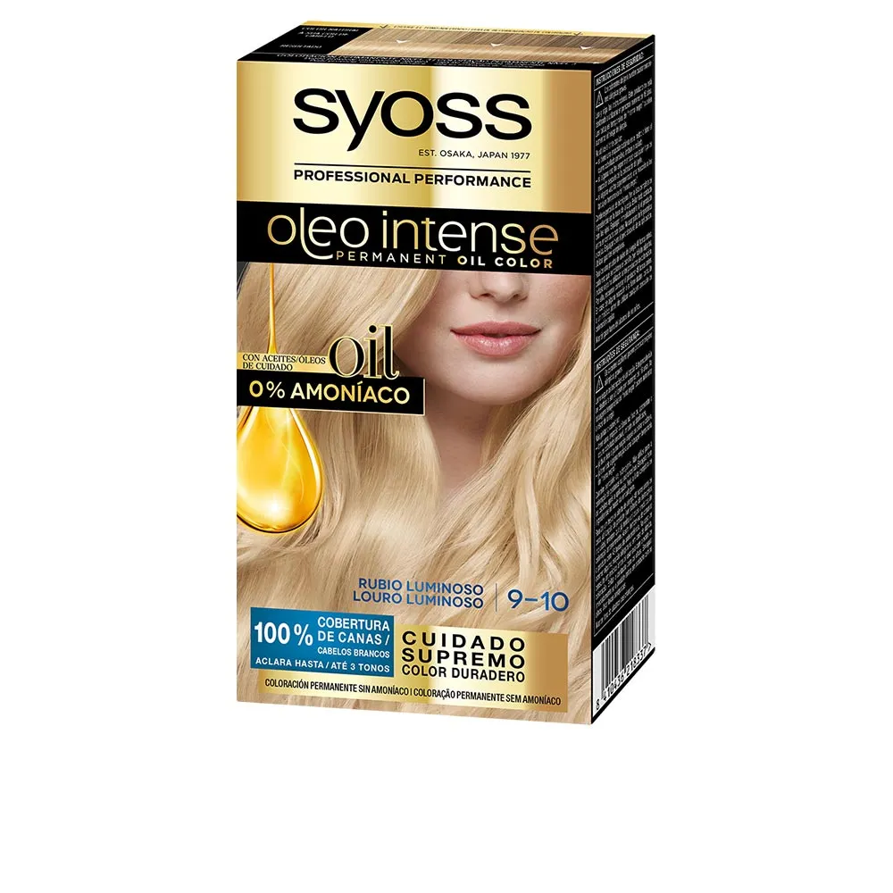 OLEO INTENSE tinte sin amoniaco #9.10-rubio luminoso 5 pz