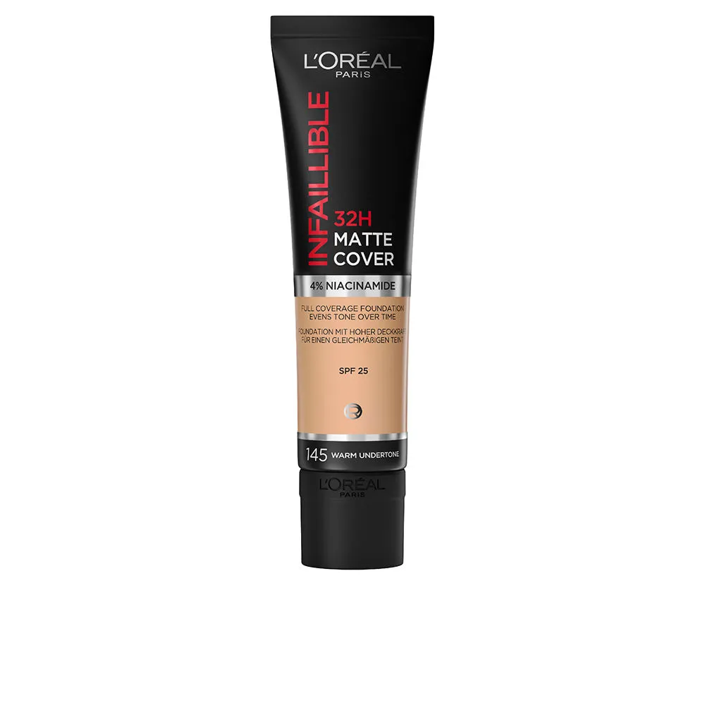 INFAILLIBLE 32H matte cover foundation #145 rose beige 