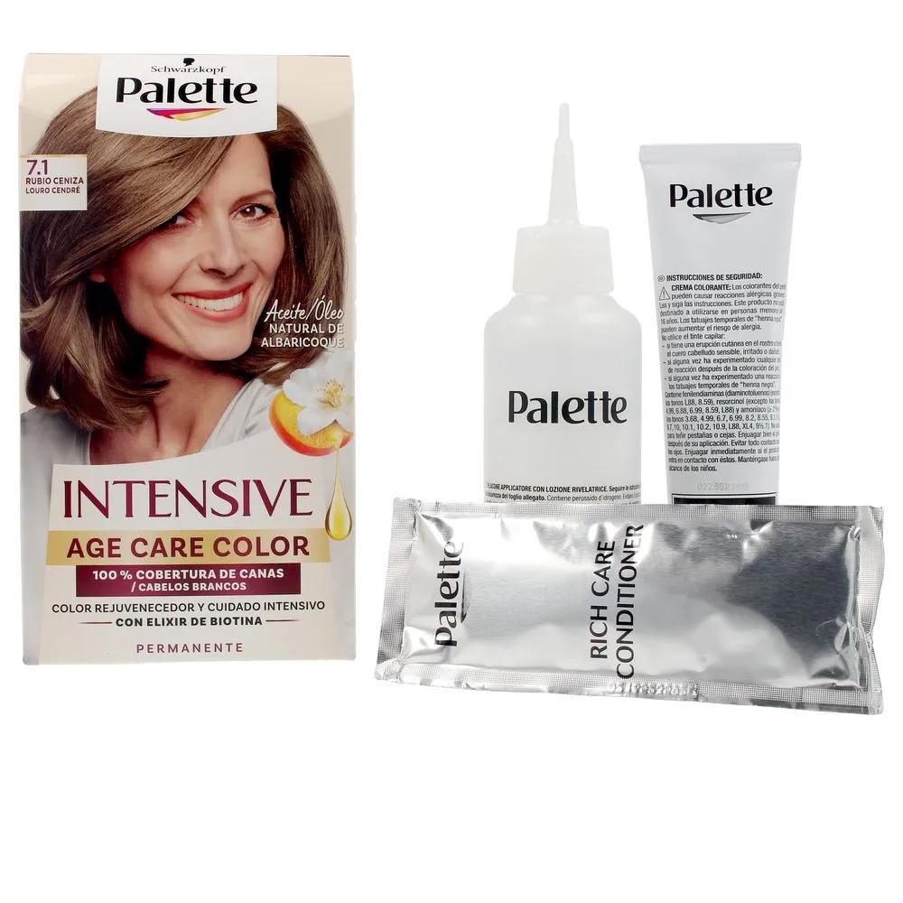 PALETTE AGE CARE COLOR краска #7.1 пепельный блонди