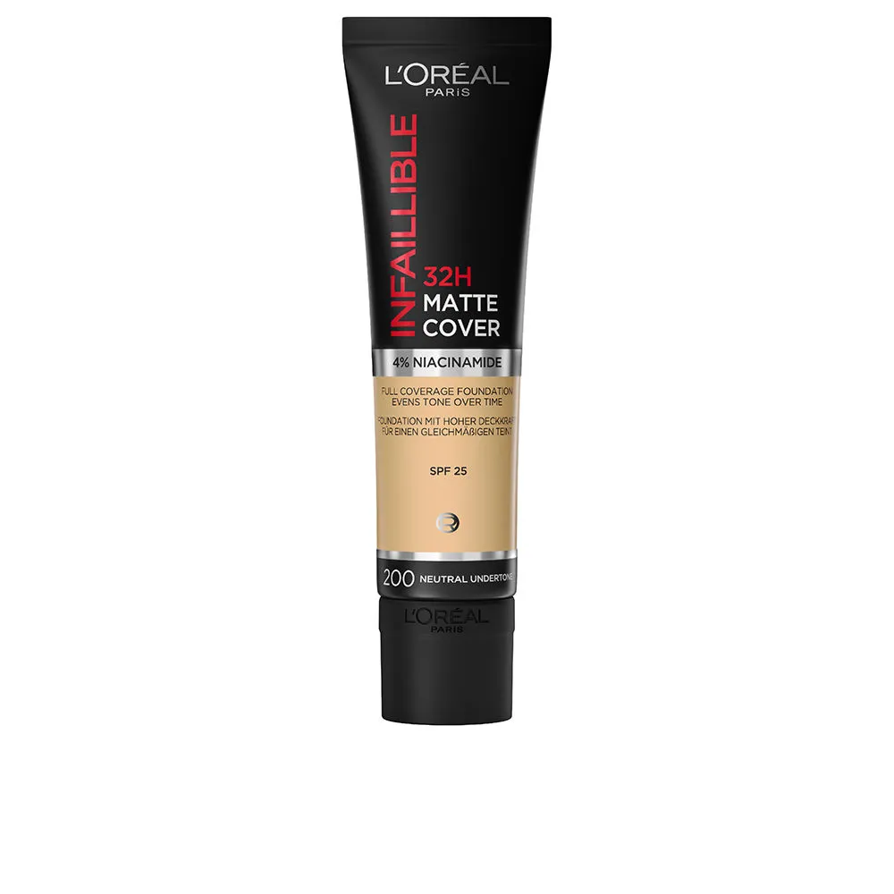 INFAILLIBLE 32H matte cover foundation #200 golden sand 