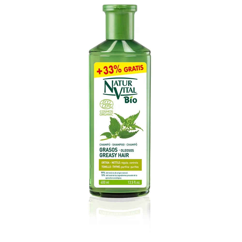 CHAMPÚ BIO ECOCERT cabellos grasos 400 ml