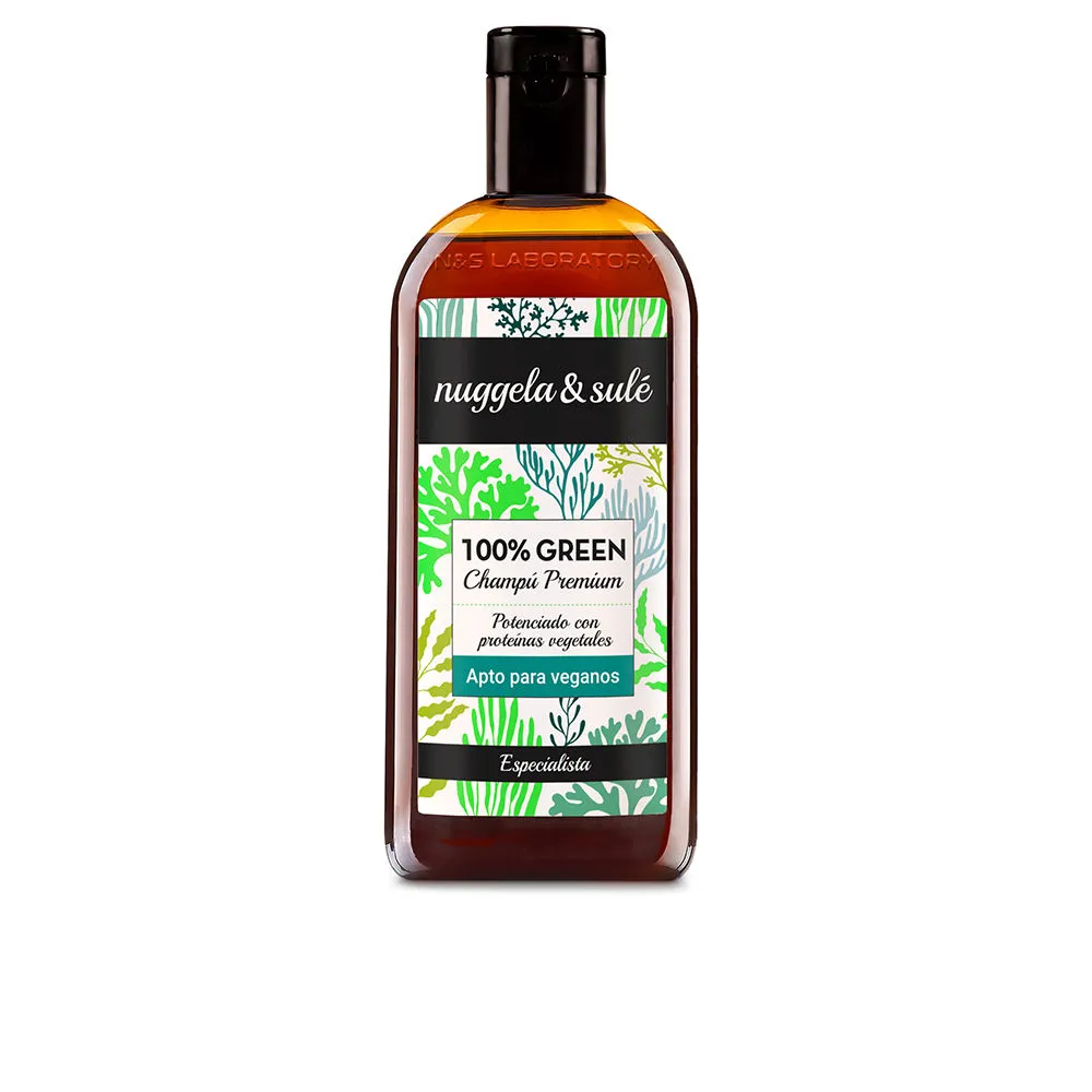 100% GREEN champú apto veganos 250 ml