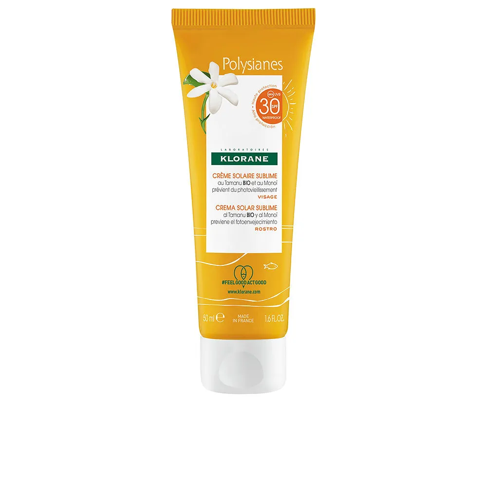 POLYSIANES MONOÏ Y TAMANU BIO  крем для загара SPF30 50 мл