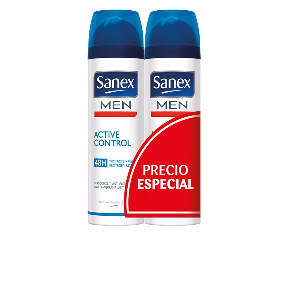 MEN ACTIVE CONTROL 48H desodorante vaporizador dúo 2 x 200 ml