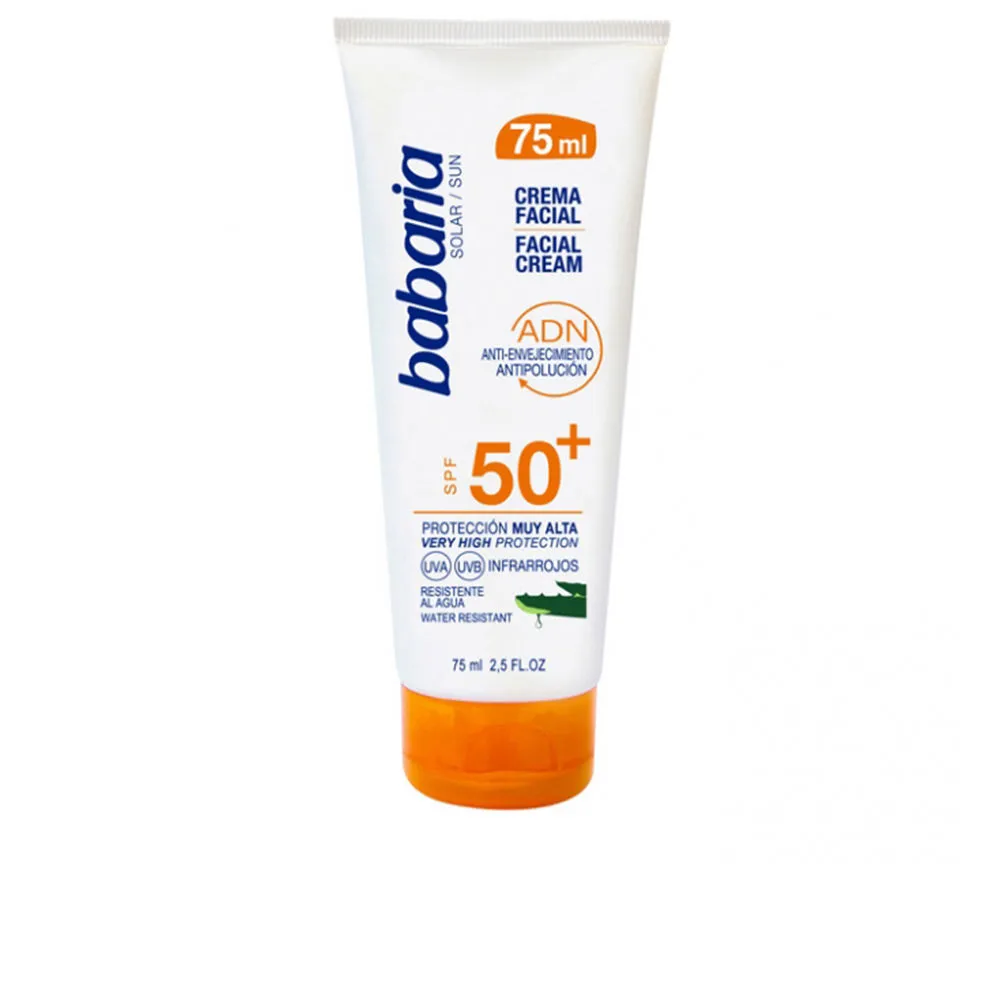 SOLAR ADN crema solar facial aloe vera SPF50+  75 ml