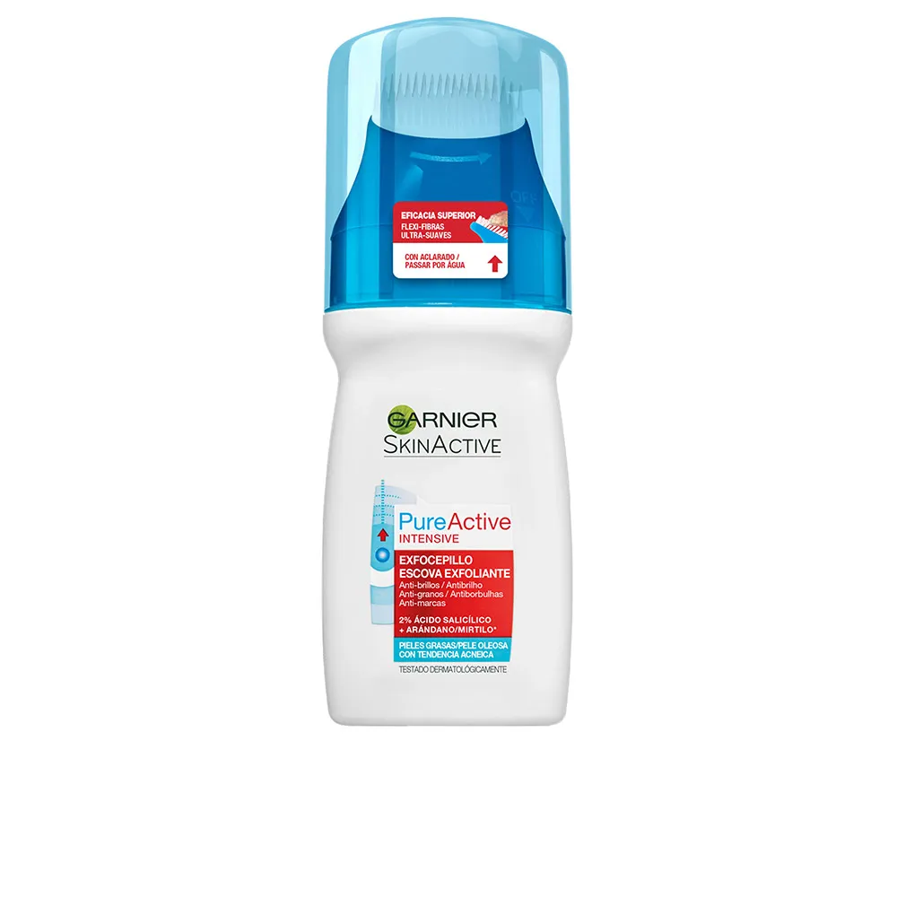 Очищающий гель для лица с щеткой Pure active
