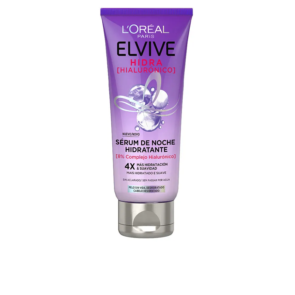 Ночная увлажняющая сыворотка для волос с гиалуроновой кислотой Elvive hydra hyaluronic