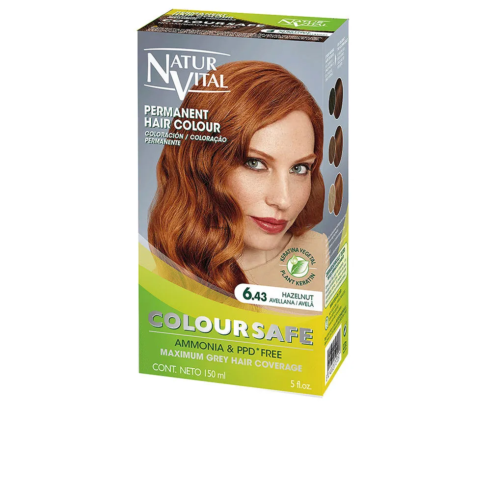 COLOURSAFE tinte permanente #6.43-avellana