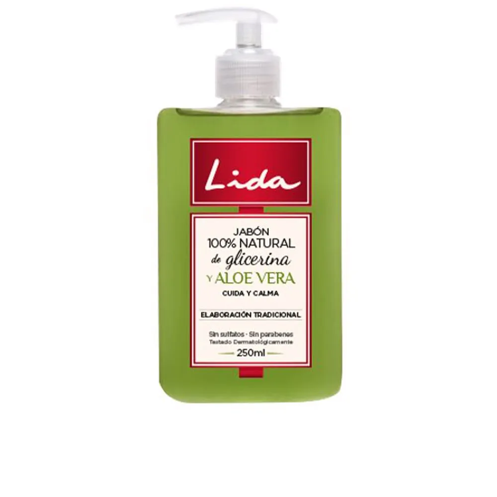 JABÓN 100% NATURAL manos glicerina y aloe vera 250 ml