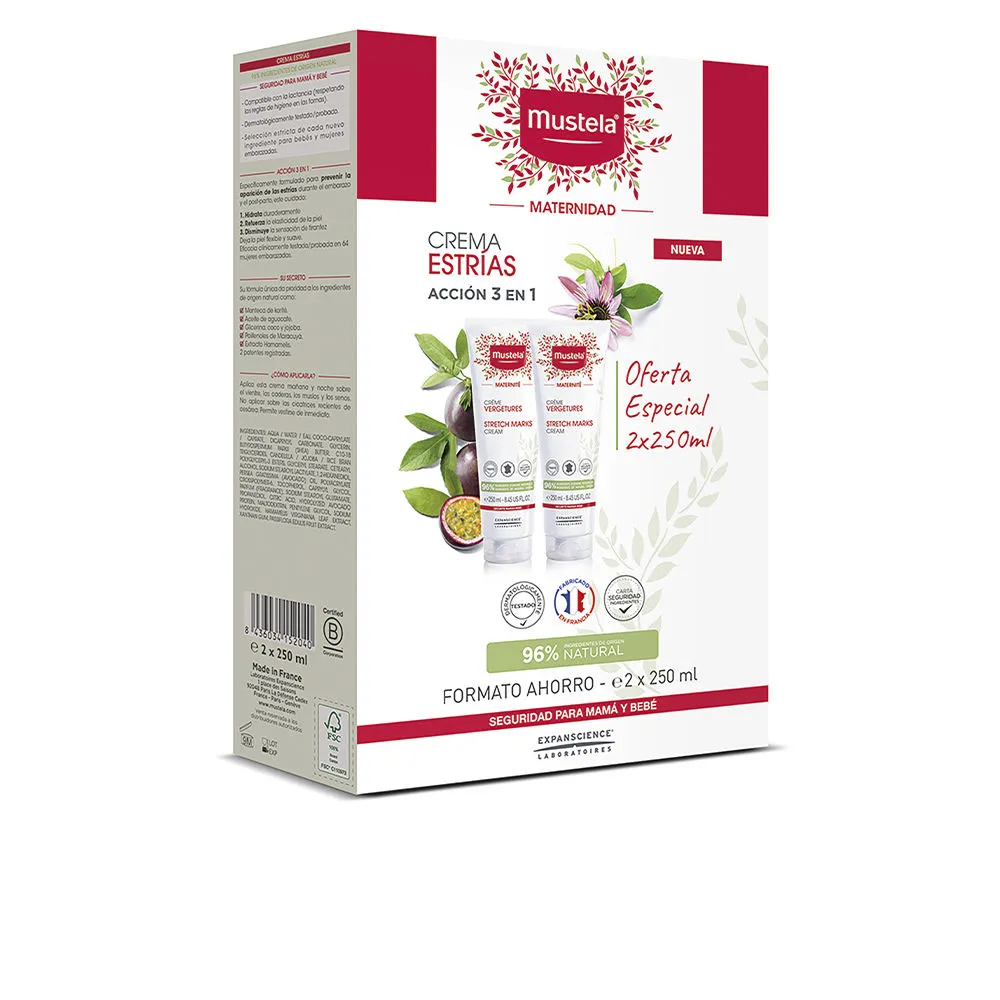 MATERNIDAD DUO crema prevención estrías 2 x 250 ml